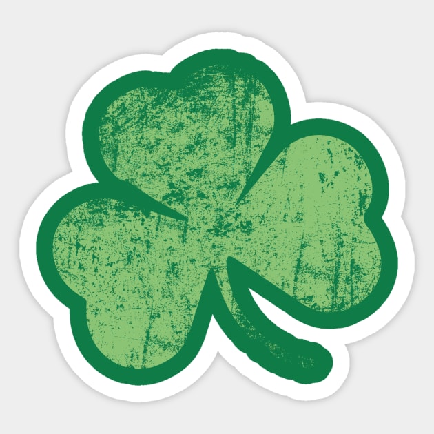 Irish shamrock design Sticker by Keleonie